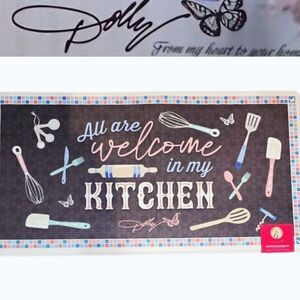 Dolly Parton, 'All Are Welcome In My Kitchen' Anti-Fatique Kitchen Mat